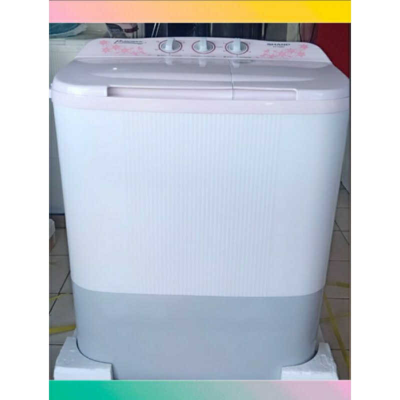 MESIN CUCI SHARP 2 TABUNG 9KG EST-90MW/MESIN CUCI 2 TABUNG SHARP 9KG EST-90MW/SHARP MESIN CUCI 2 TAB