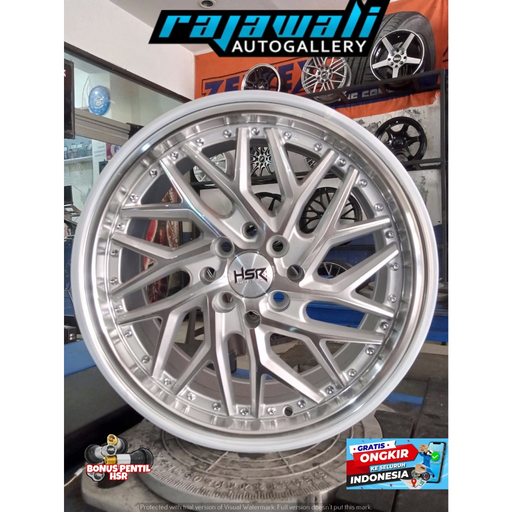 VELG MOBIL HSR SEPULU RING 16 LEBAR 7 RATA BLACK untuk LIVINA EVALIA AVANZA XENIA GALANT HIU RING 16