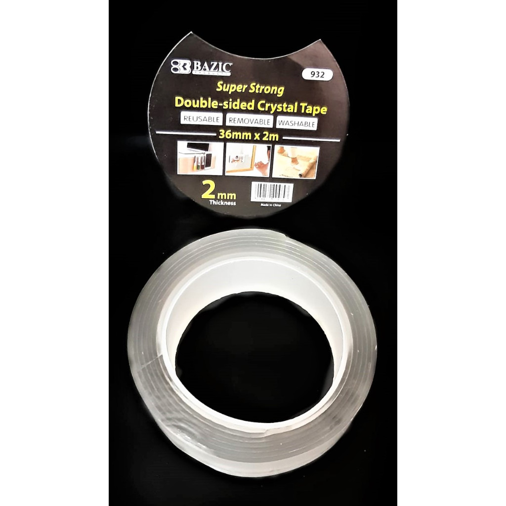 

Solasi Double Nano Tape Bening Transparan 35 mm x 2M BAZIC 932 Mounting Tape Busa
