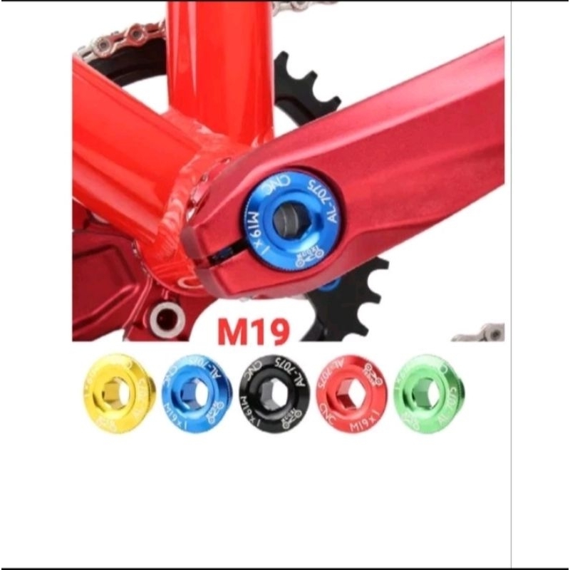 baut crank m 19 Ht 2/baut crank arm sepeda