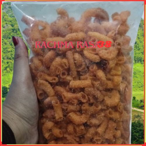 

RACHYMA RASA38 SNACK KILOAN CEMILAN KILOAN MAKRONI PEDAS MAKRONI BANTAT MAKRONI CUKRUH KRIUK GURIH PEDAS DI LIDAH 250GRM , 500GRM ,1KG