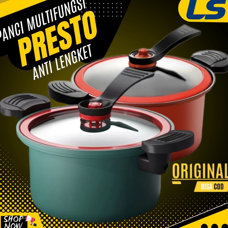 Panci Presto Subron 35 liter Teflon Pressure Cooker Totipotent Micro Pressure Cooker Pot Daging Empu