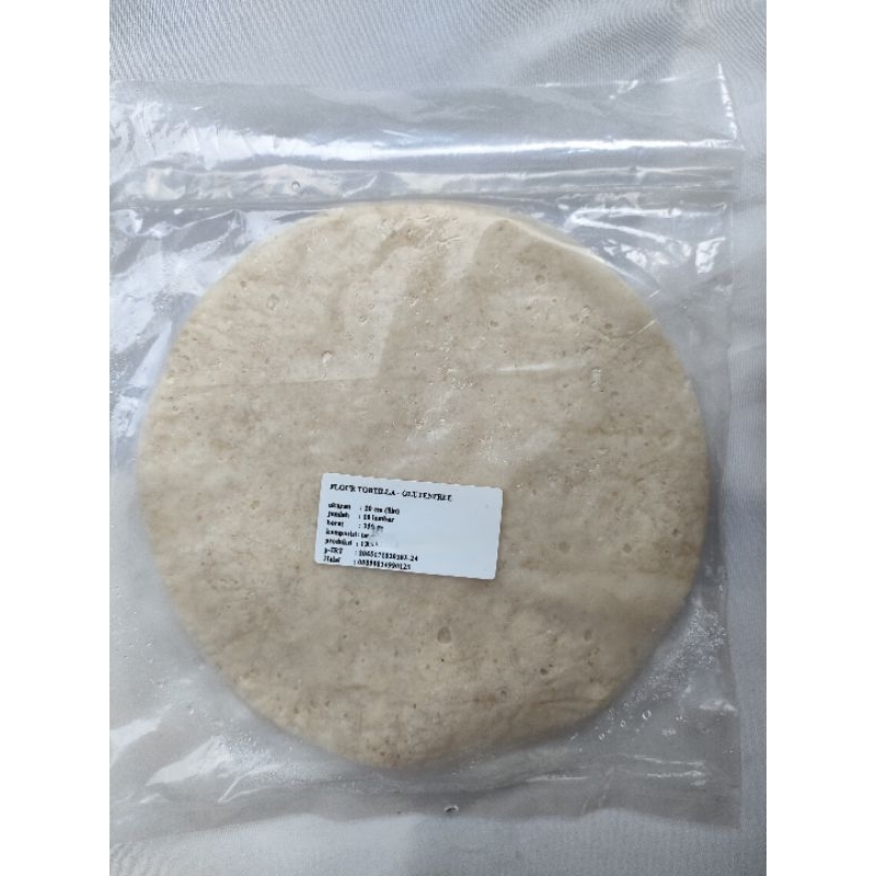 

Gluten Free Kulit Tortilla (Kulit Kebab) 20 cm (kurir instan atau sameday)