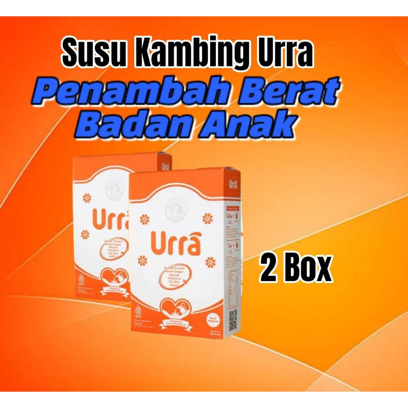 

2 Box SUSU URRA - Susu Penambah Berat dan Tinggi Badan Anak