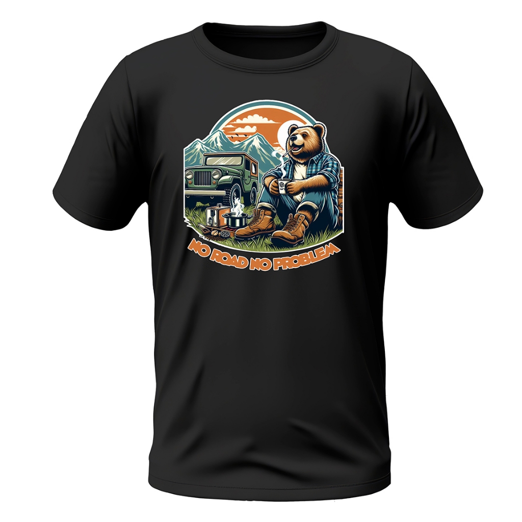 Kaos jeep | kaos Offroad 4x4 | Baju adventure Cowok