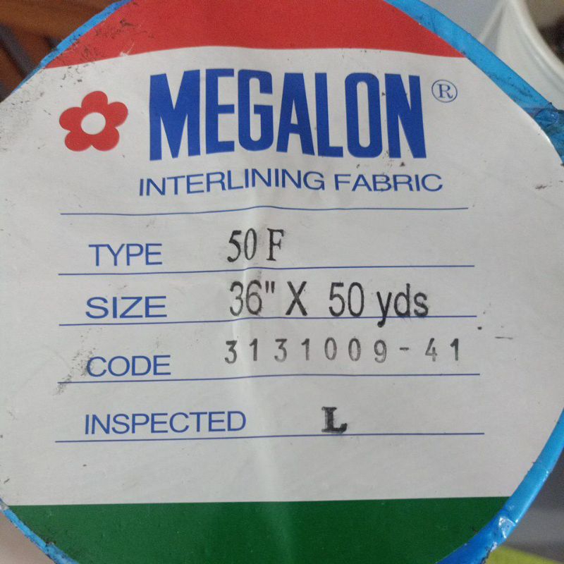 JUAL PER METER Kain kapas tebal ada lem MEGALON 50F