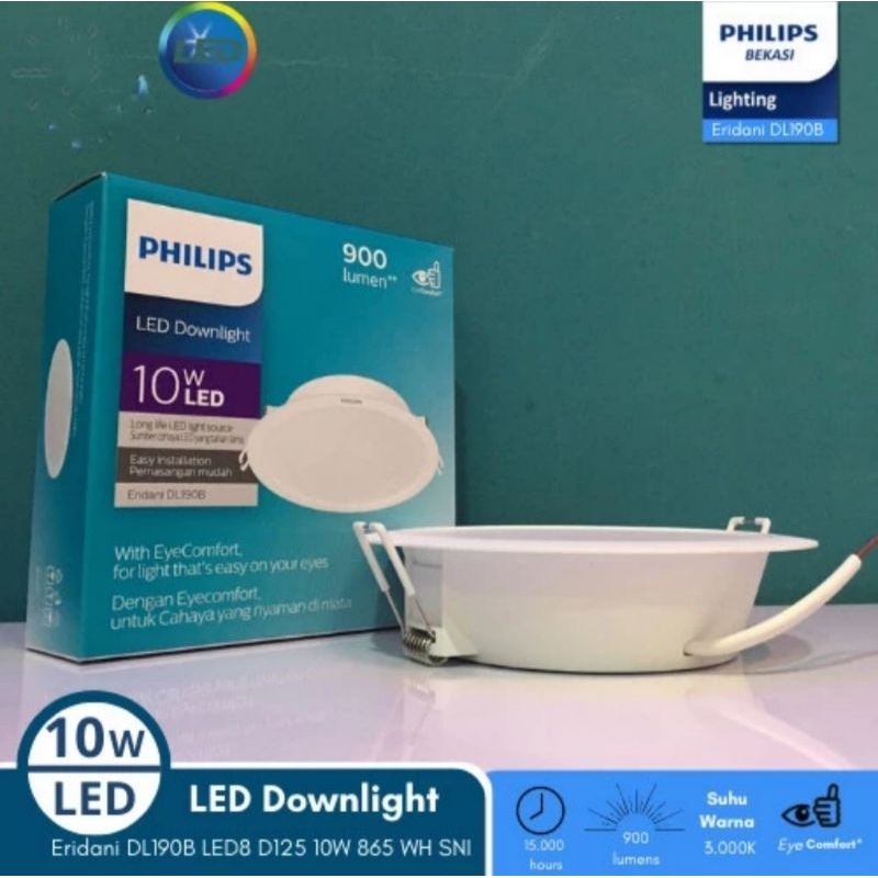 lampu led downlight philips 10w eridani DL 190B