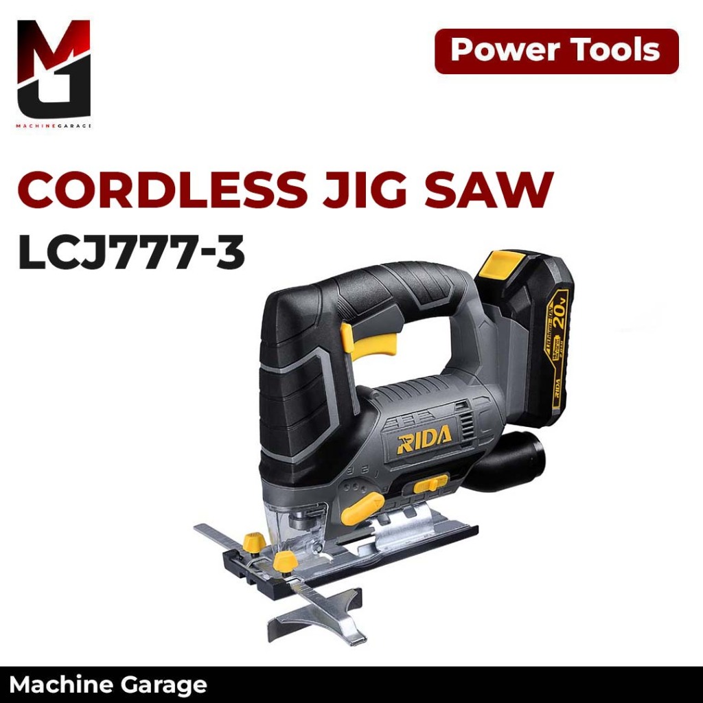 Mesin Gergaji Triplek Ukir Kayu Cordless Jig Saw RIDA