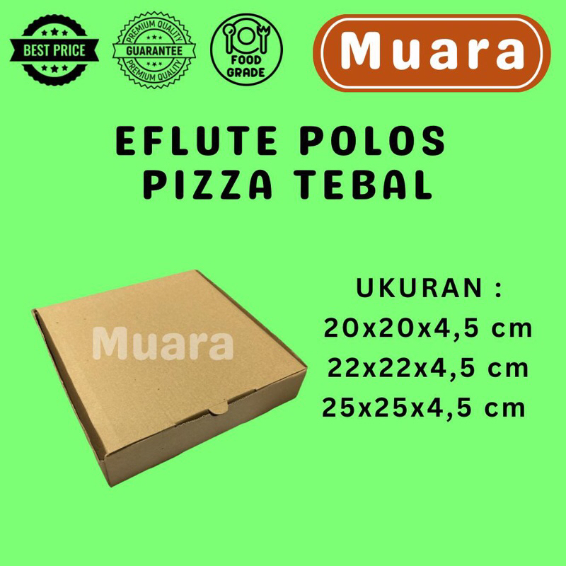 

Dos Eflute Pizza Polos Tebal Tinggi 4.5Cm / Kardus Kotak Box Karton Dus Souvenir Hampers