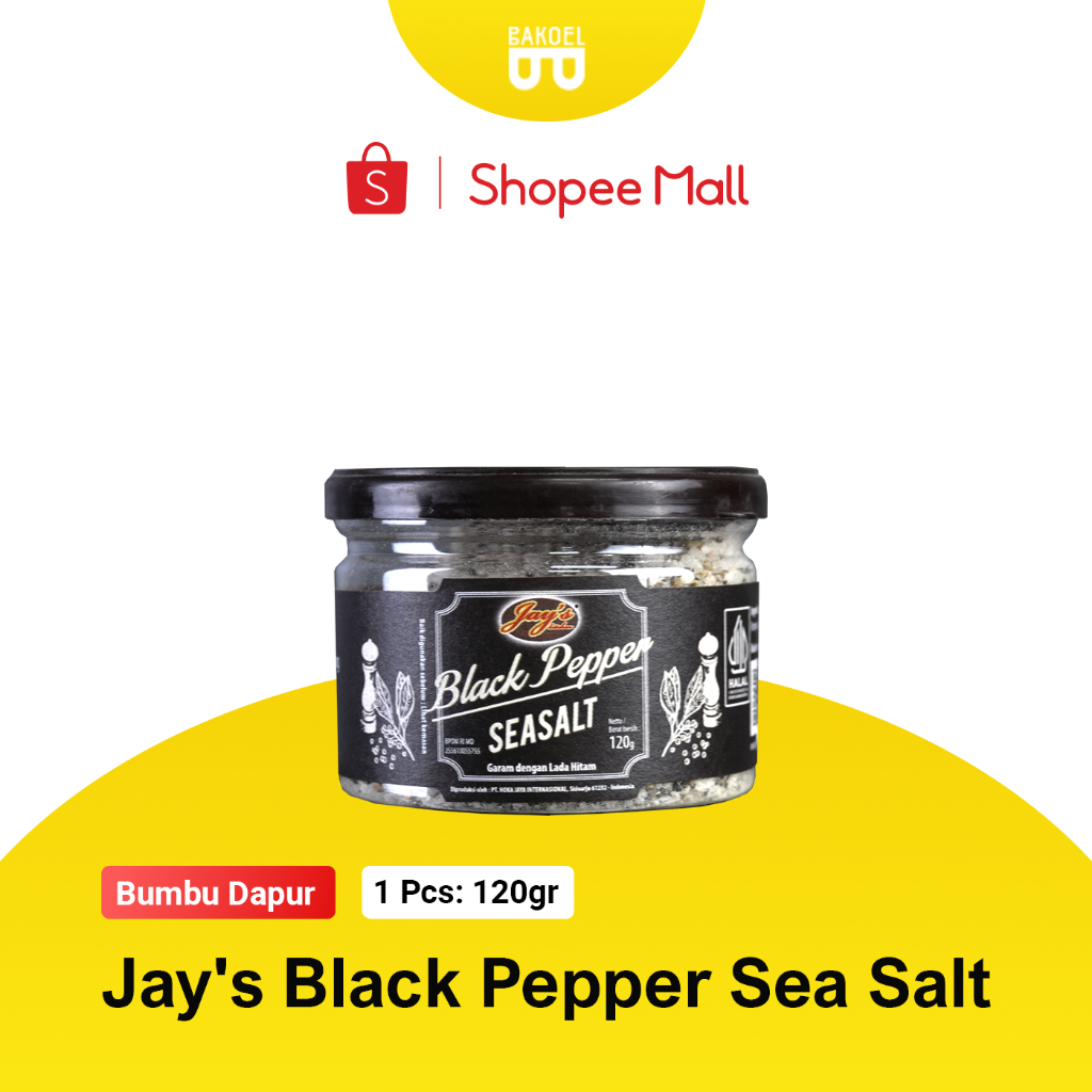 

Jay's Kitchen Black Paper Seasalt