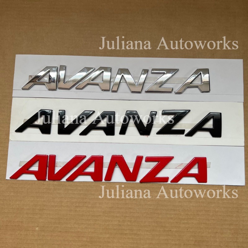 Emblem Kap Mesin Mobil All New Avanza Emblem Avanza