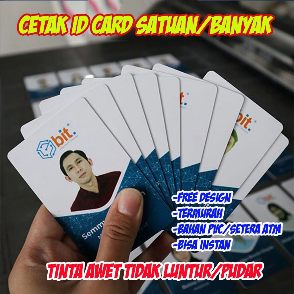 

TANPA MINIMAL ORDER ID CARD/KARTU MEMBER BAHAN PVC