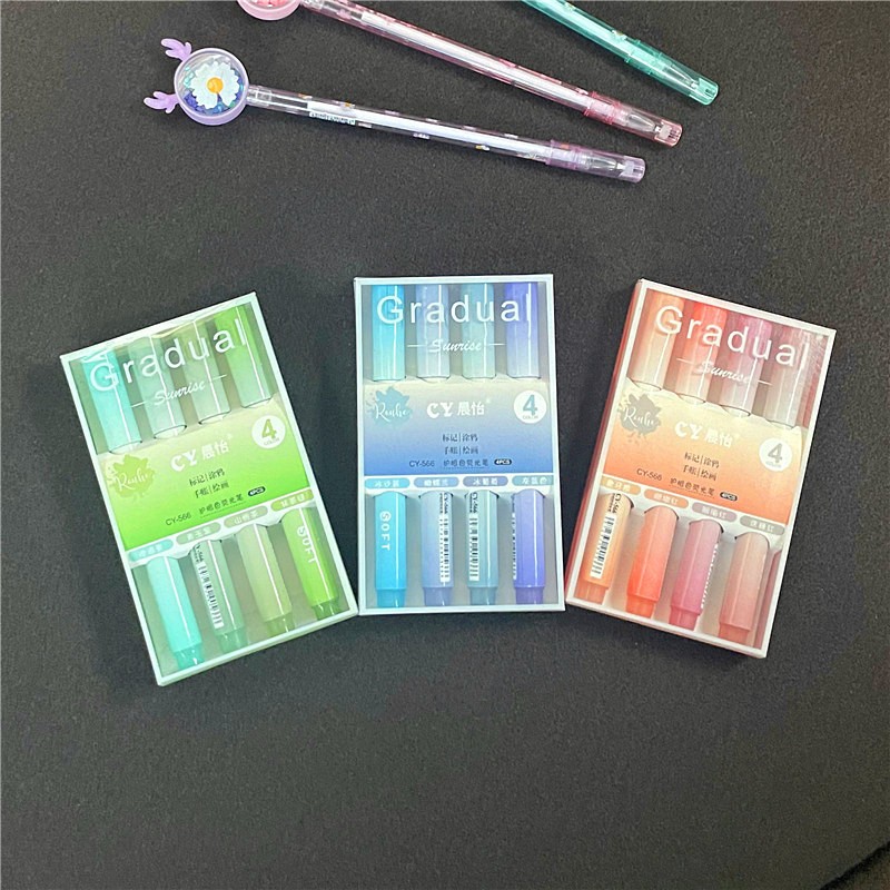 

Pena Stabilo Warna Bertahap Lucu Pena Spidol Pastel Kapasitas Besar Seni Grafiti Menggambar Menandai Alat Tulis Sekolah Hadiah Ulang Tahun