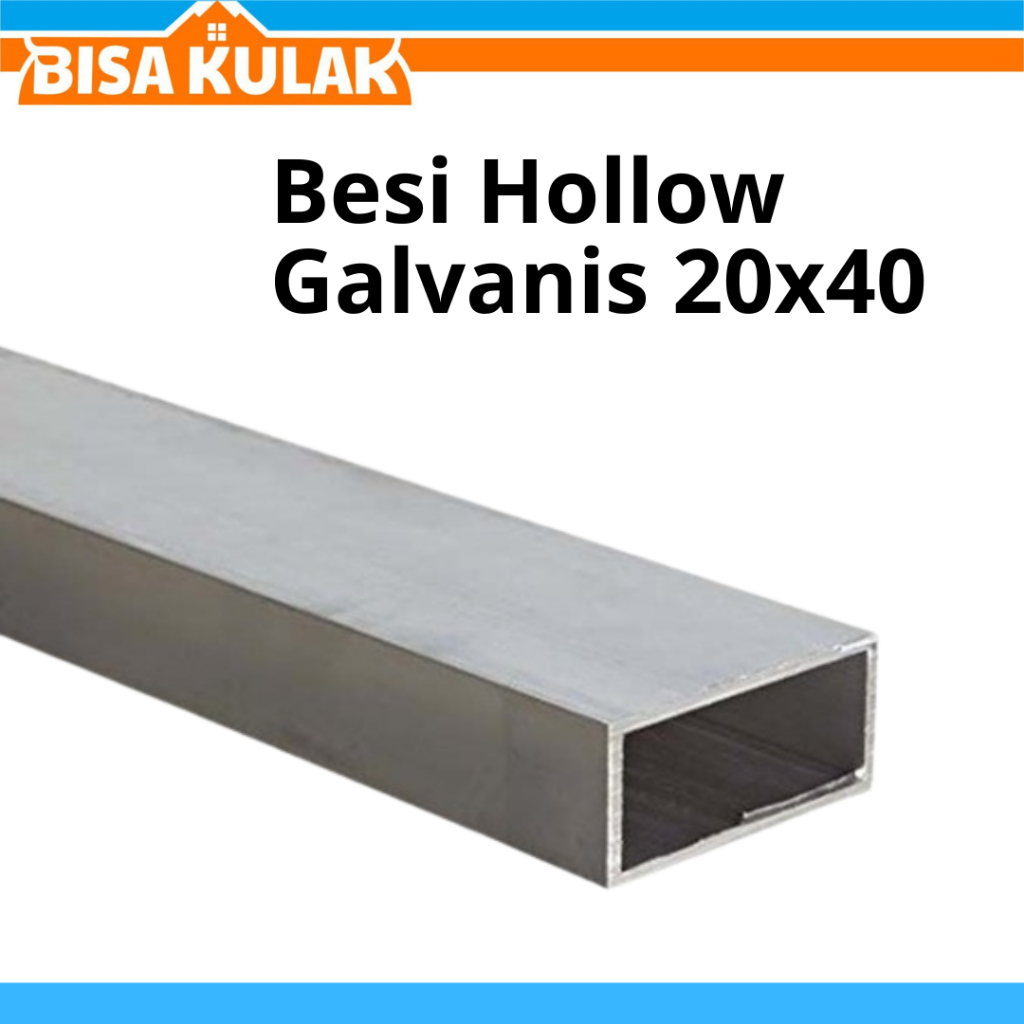 Besi holo holow galvanis 20x40 / hollow galvanis 2x4