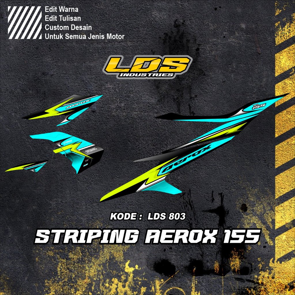 Sticker Striping Aerox Old 155 NVX Striping Variasi Aerox Old Stiker Aerox Lama Striping Nvx Aerox O
