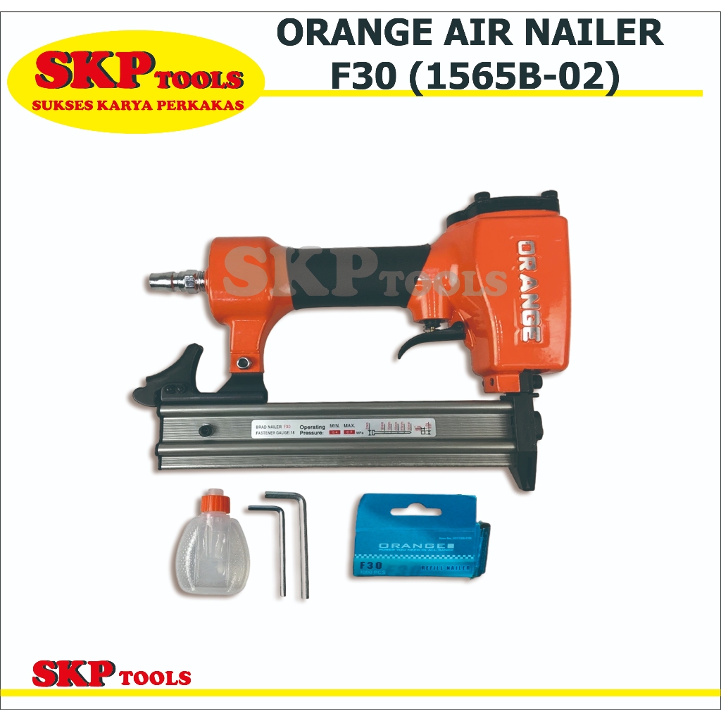 

ORANGE AIR NAILER F30 / STEPLER PAKU TEMBAK