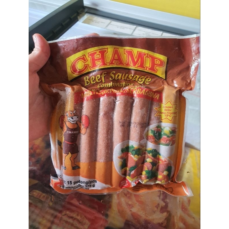 

Champ Beef Sausage Combination 375g