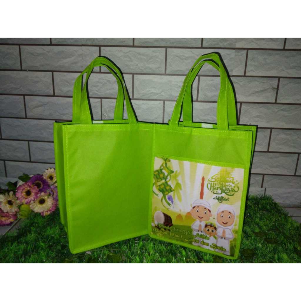 

TAS LEBARAN KANTONG FREE DESAIN / HAMPERS IDUL FITRI