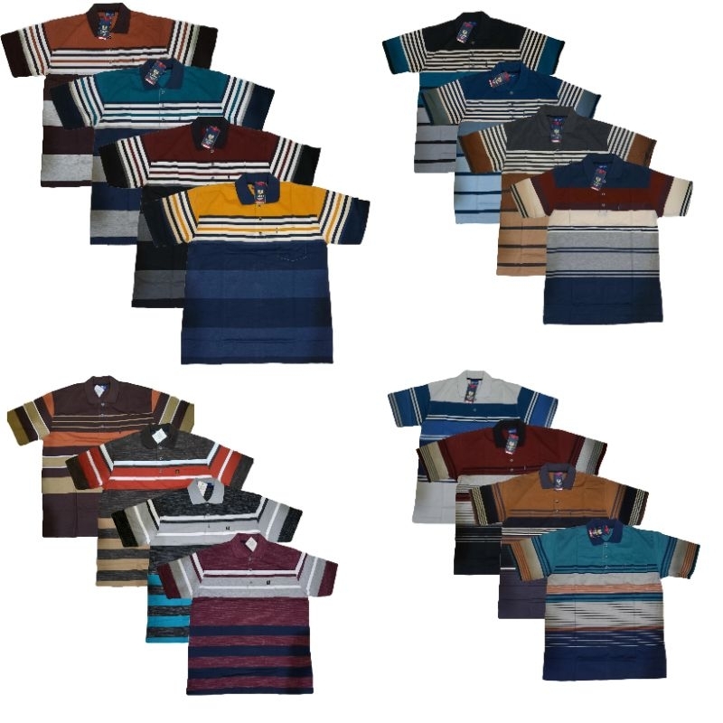 Kaos Kerah Pria Jumbo Big Size XXXXXL / 5L/5XL