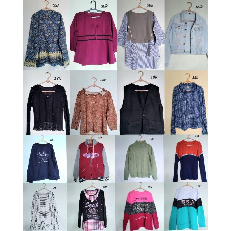 PRELOVED ATASAN WANITA THRIFT BLOUSE WANITA PRELOVED BLOUSE WANITA