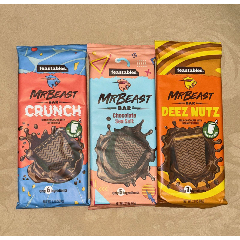 (READY STOCK) Feastables Mr. Beast Chocolate Bar