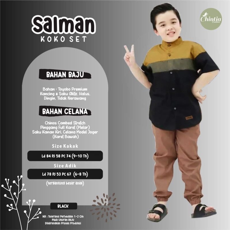 SET KOKO ANAK SALMAN BY CHINTIA