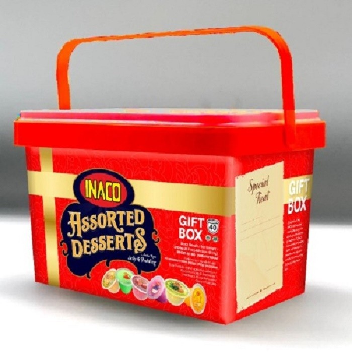 Inaco Asstorted Desserts Jeli & Puding [40 pcs]