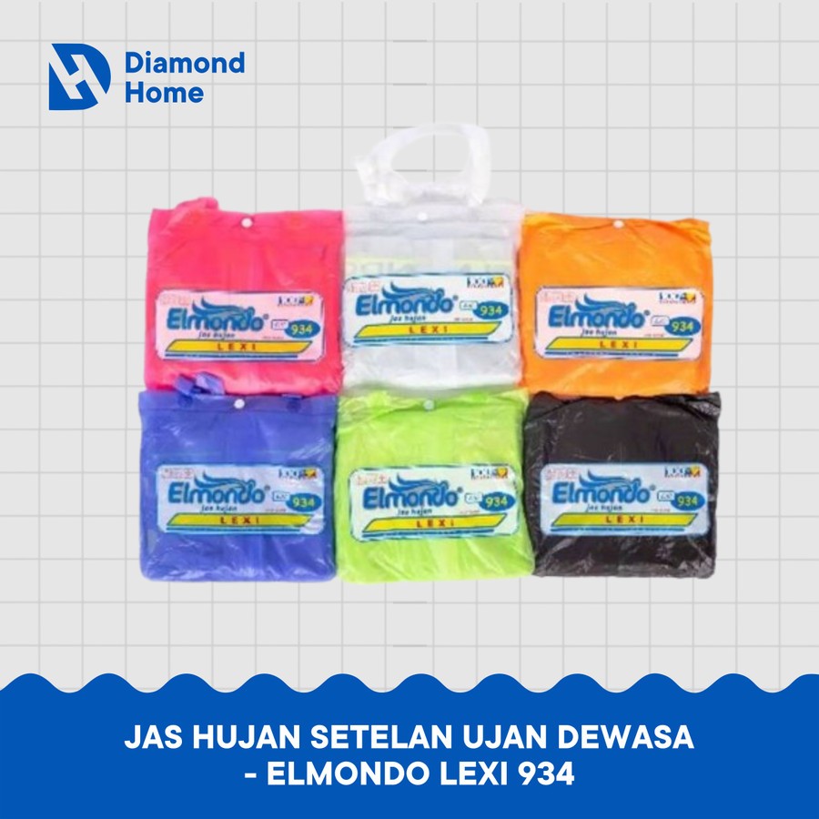 Mantel Jas Hujan Setelan Ujan Dewasa - Elmondo Lexi