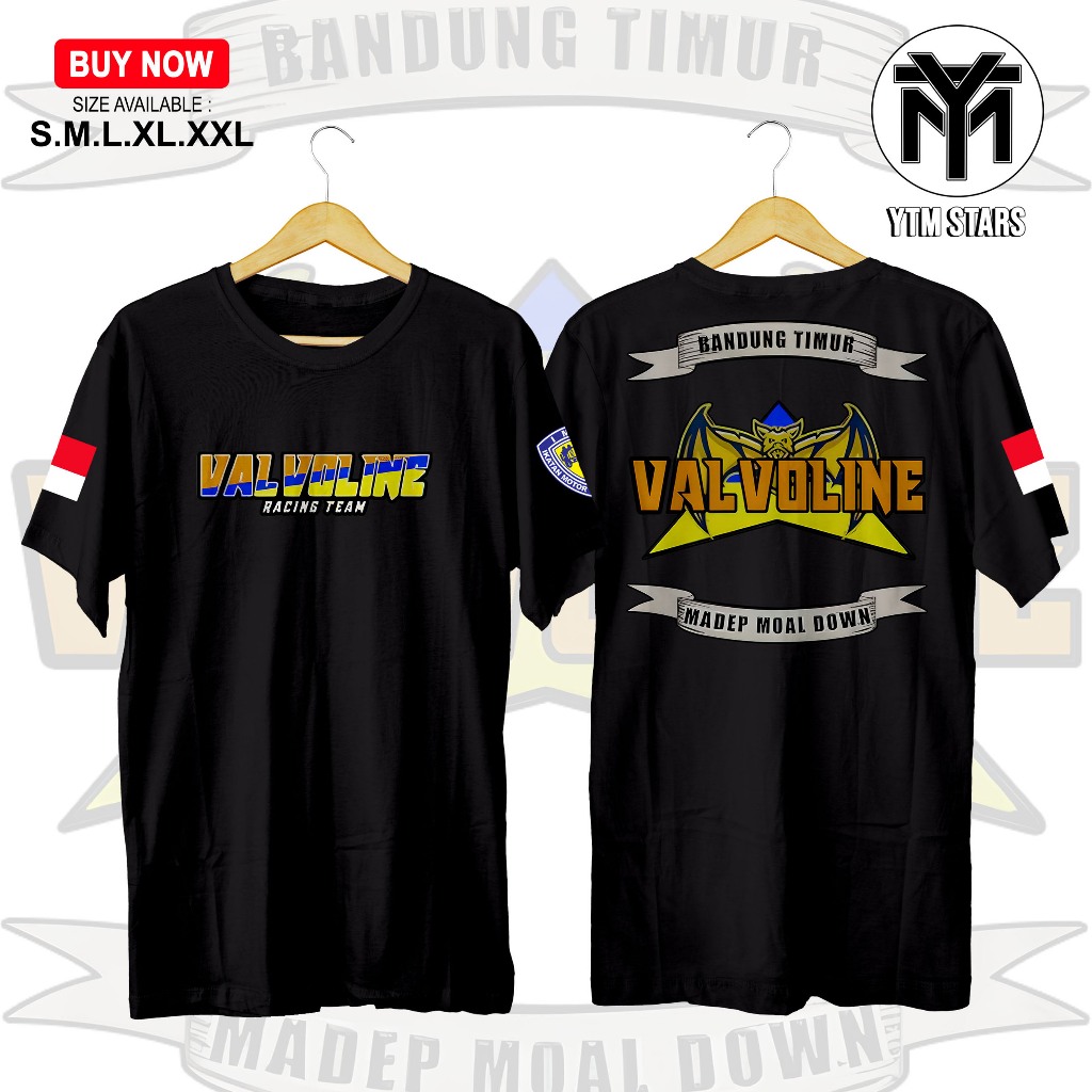 Kaos Valvoline Kaos Brigez Indonesia Terbaru - Baju komunitas Motor Indonesia - Kaos Ormas - Kaos Ke