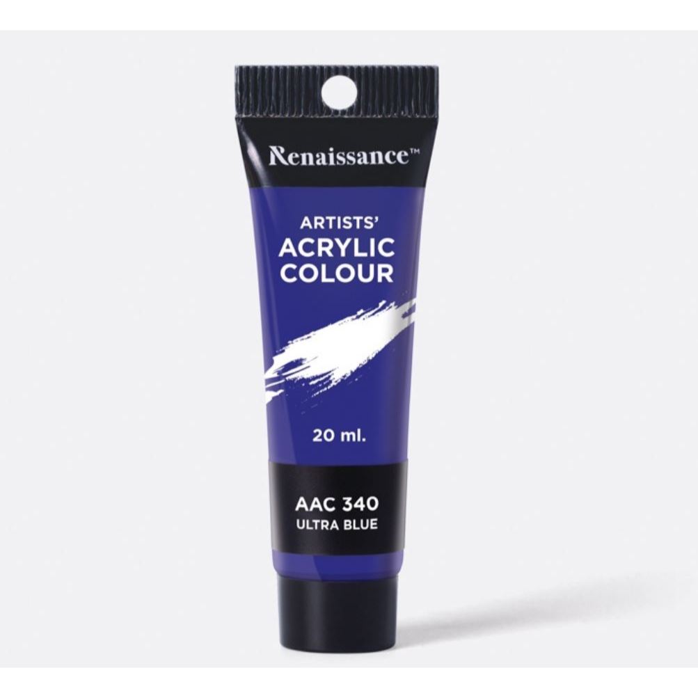 

[Renaissance] Artist Acrylic Colour - Ultra Blue 20ml