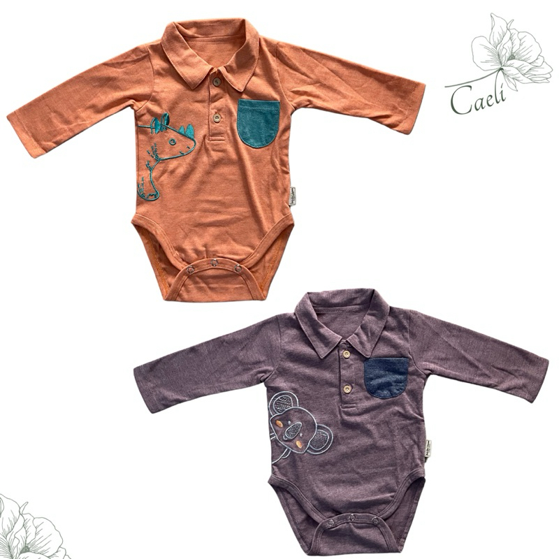 Baju Anak Bird & Bees Original VI | Jumpsuit Bayi Laki-Laki | Baju Anak Laki-Laki Bird & Bees | Baju