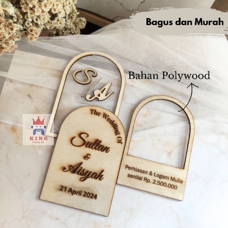 Set Mahar Bentuk Kubah Dome | Dekorasi Mahar | Mahar Dome