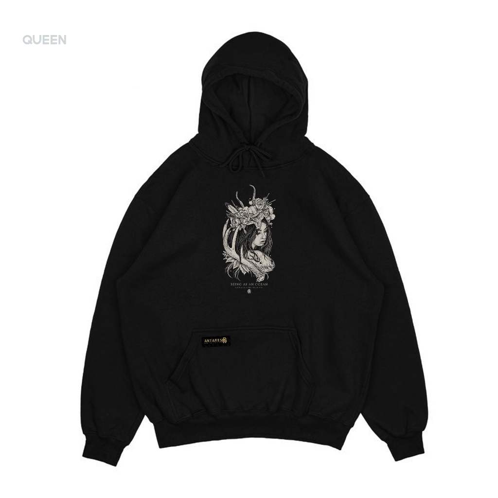 Hoodie distro pria Antares - QUEEN