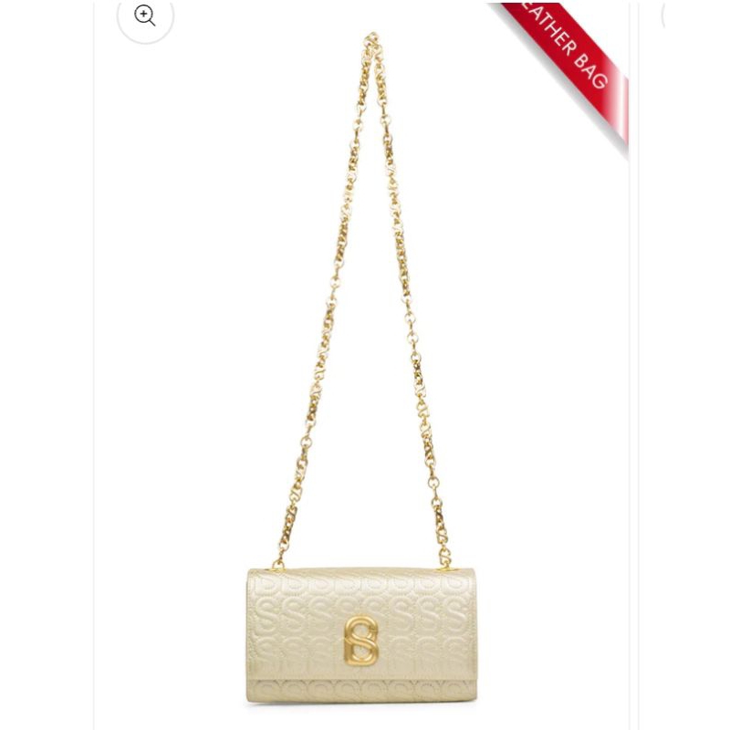 Luna leather bag Buttonscarves