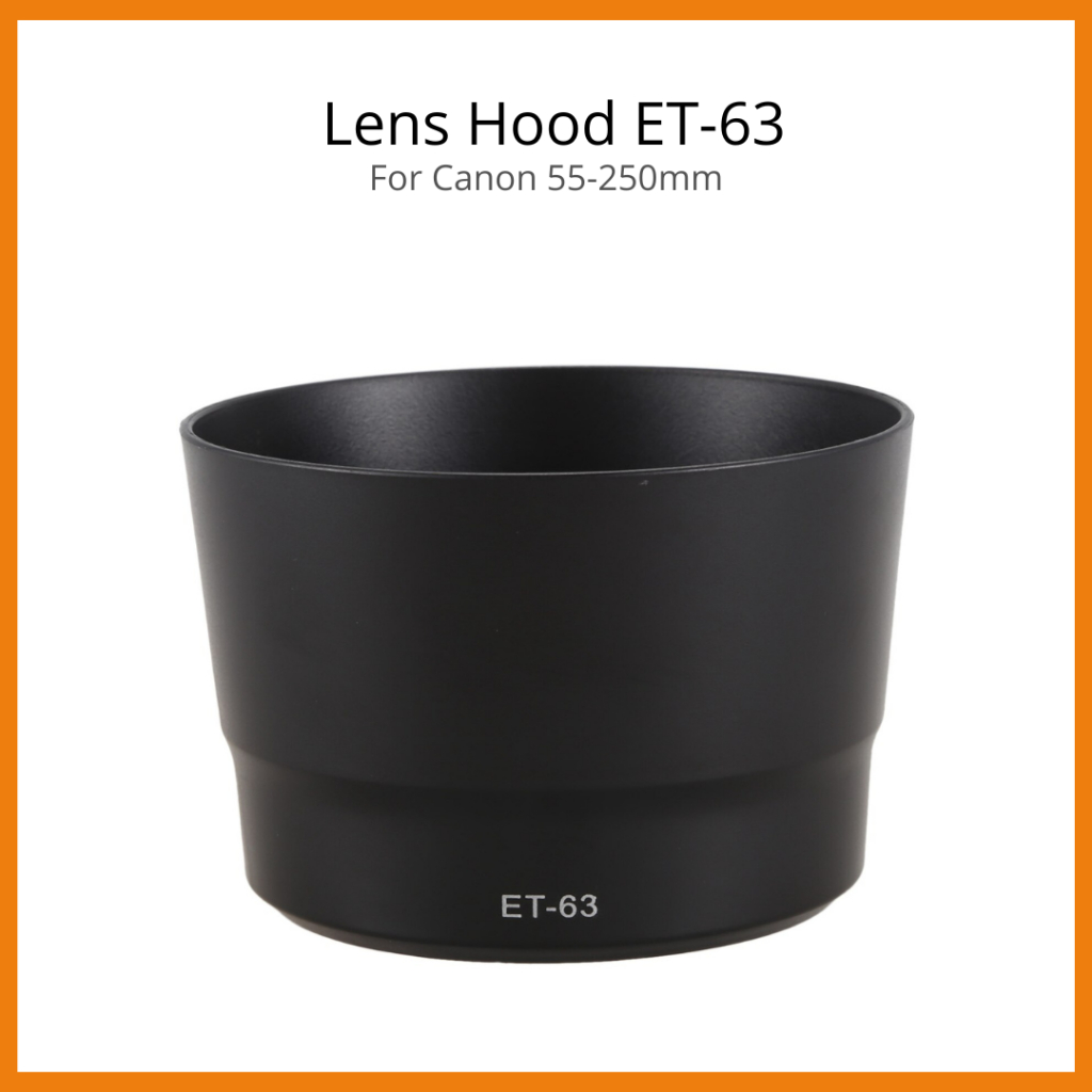 Lens Hood ET-63 For Canon EF-S 55-250mm f/4-5.6 IS STM