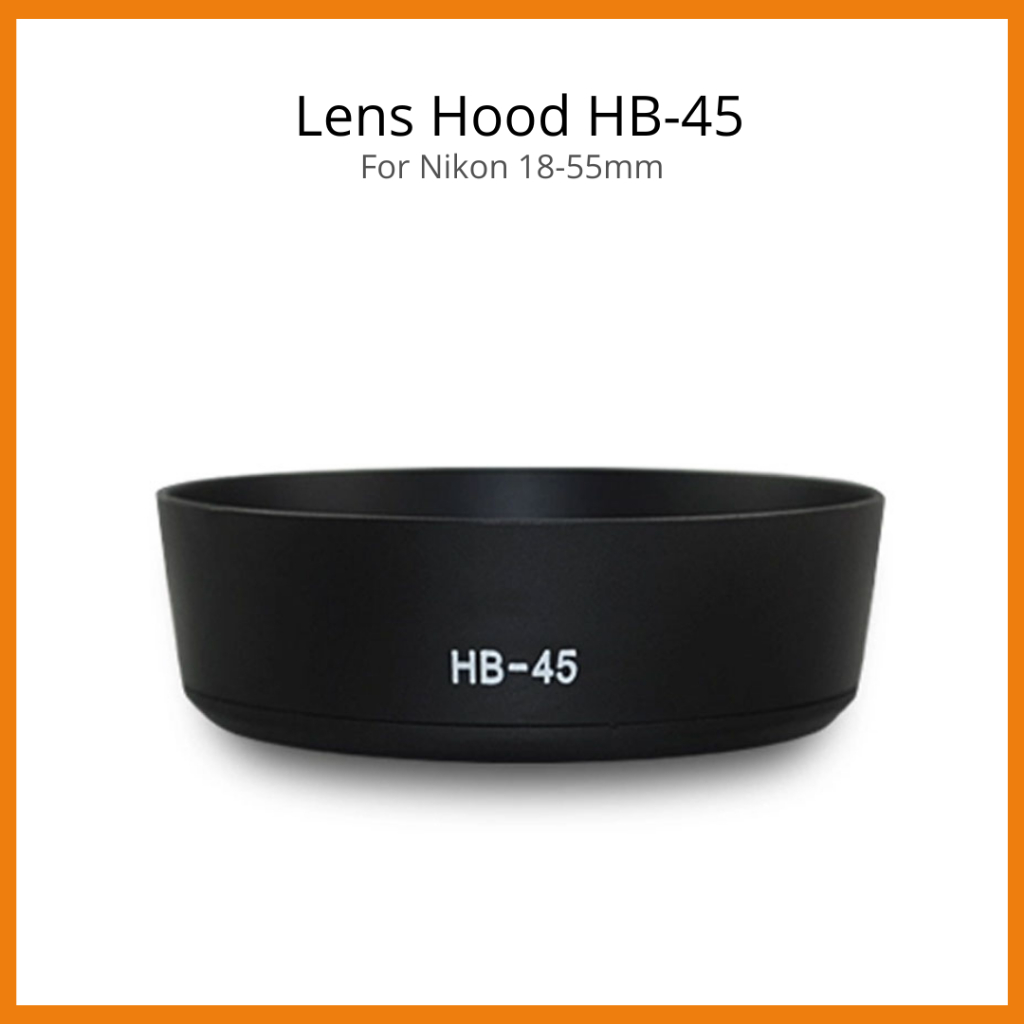 Lens Hood Nikon HB-45 For Nikkor Af-S Dx 18-55mm