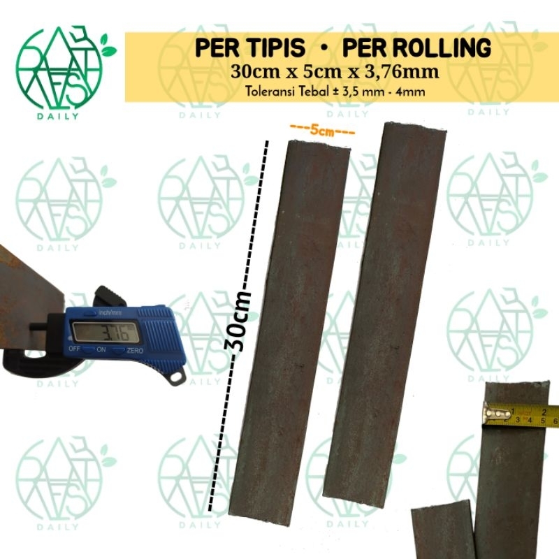 (30cm x 5cm) Per Rolling Daun Per Tipis Bahan Sabit Pisau
