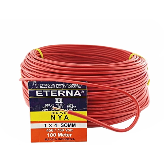Meteran Kabel NYA 4mm ETERNA