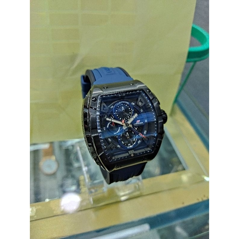 Chronoforce 5332-6 Black#Jam tangan pria Chronoforce 5332-6 black# Man watch Chronoforce 5332-6 Blac