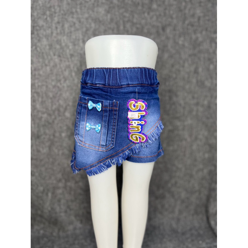 celana rok jeans anak perempuan