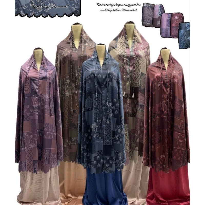 Mukena Dewasa Armani Silk, Mukena Terbaru 2024, Mukena Silky