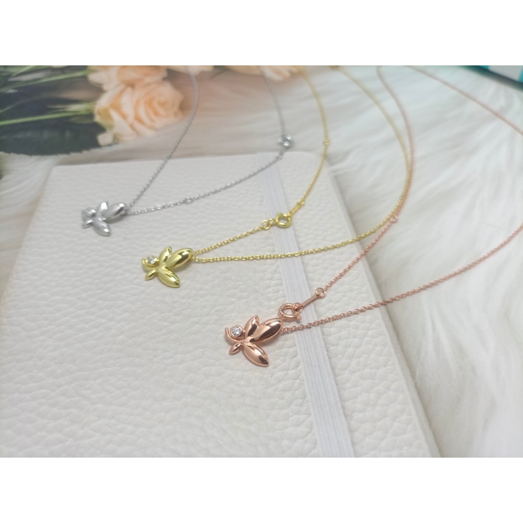Kalung kupu-kupu Tfn EMAS 17k AU750