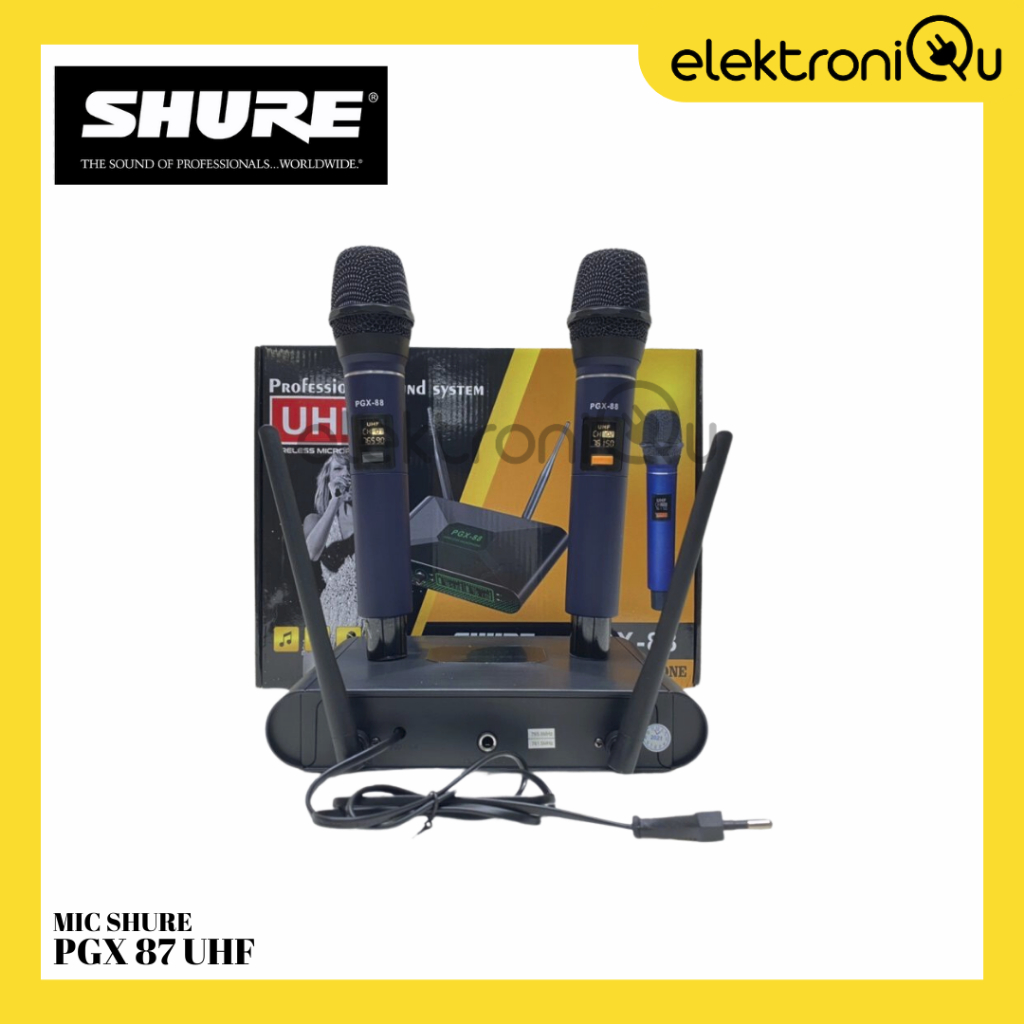 MIC SHURE PGX 87UHF WIRELESS / MICROPHONE SHURE PGX 87 UHF