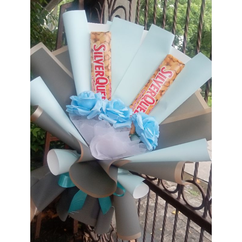 

Buket Coklat valentine murah/Buket Coklat isi 2x58g/Kado valentine