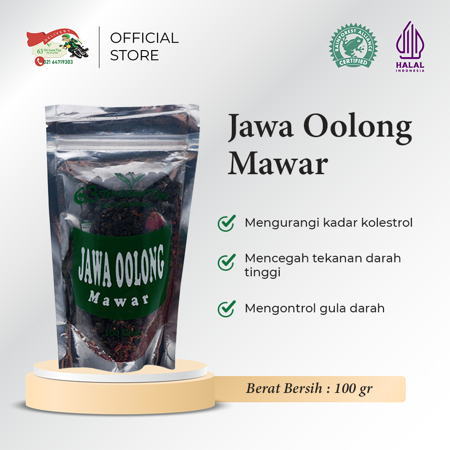 

Teh 63 Jawa Oolong Rose