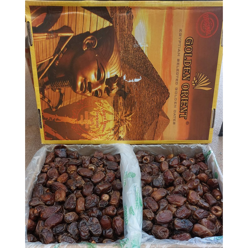 

Kurma Mesir Golden valley 1dus 10kg Basah Golden valley
