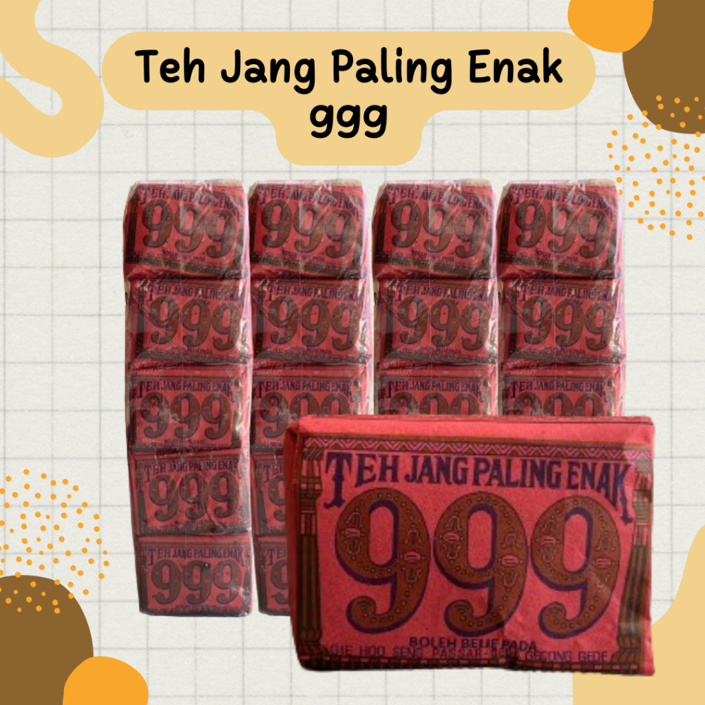 

Teh 999 Teh Asli Solo 10 X 40 gram