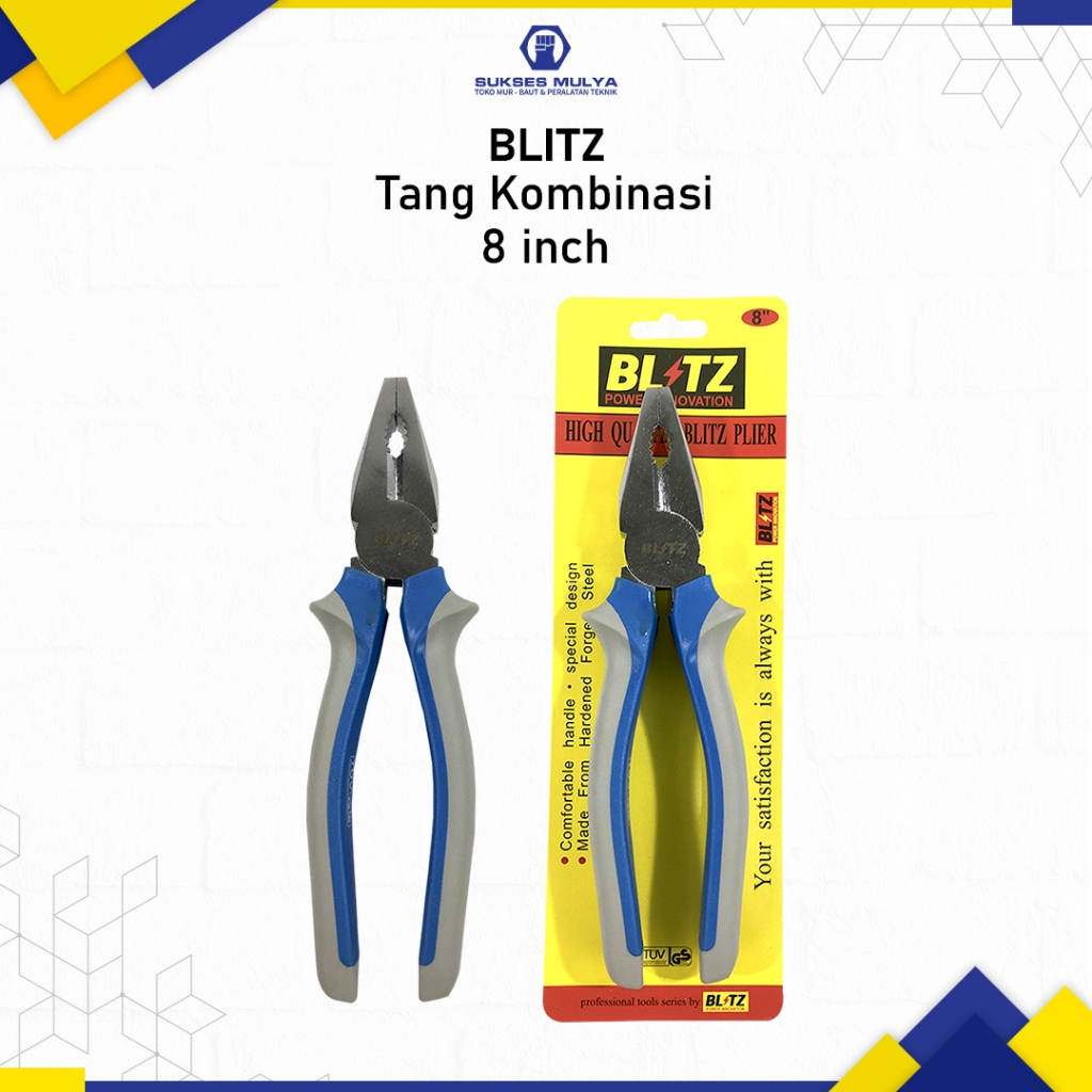BLITZ Tang Kombinasi 8 inch