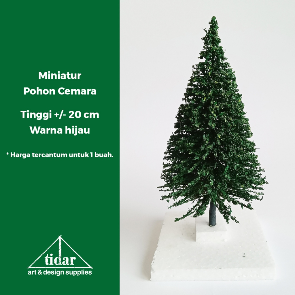 

[MR] HR - Miniatur Pohon Cemara Tinggi 20 CM - Maket Pohon Pinus
