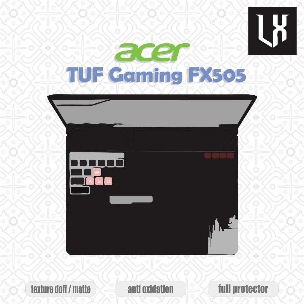 Garskin Skin Case - ACER TUF Gaming FX505 motif custom sesuai keinginanmu